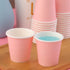 Bathroom Paper Cups 3oz - 50 Count Disposable Mouthwash Cups, Pink Small Cups for Mouthwash, Espresso, Medicine