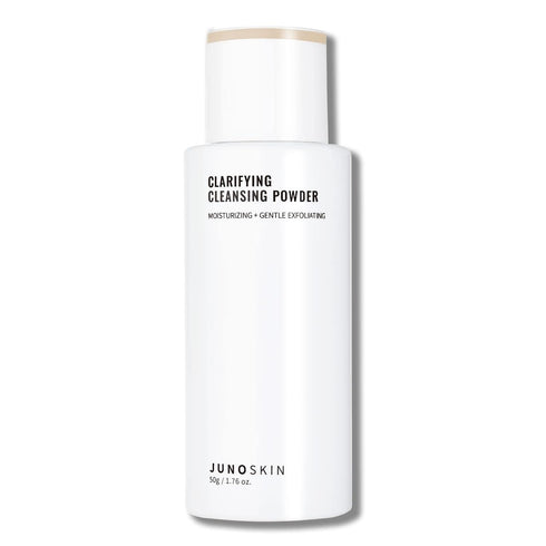 JUNO & Co. Exfoliating Face Wash, 10 Ingredients Facial Cleansing Powder with Hyaluronic Acid, 50g / 1.76oz