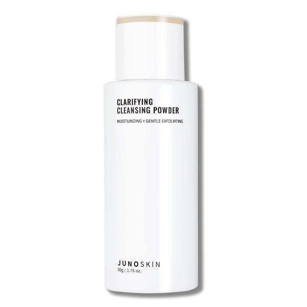 JUNO & Co. Exfoliating Face Wash, 10 Ingredients Facial Cleansing Powder with Hyaluronic Acid, 50g / 1.76oz