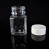 5 Pcs 80ml Empty Plastic Pill Bottles, Clear Pill Dispenser Containers for Solid Powder and Liquid Sample Storage