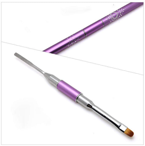 PolyGel Brush and Picker Tool for UV Poly Gel, Purple
