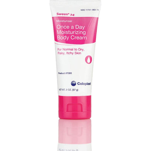 Sween Unscented Hand and Body Moisturizer Cream, 2 oz. Tube, 7091, 1 Ct