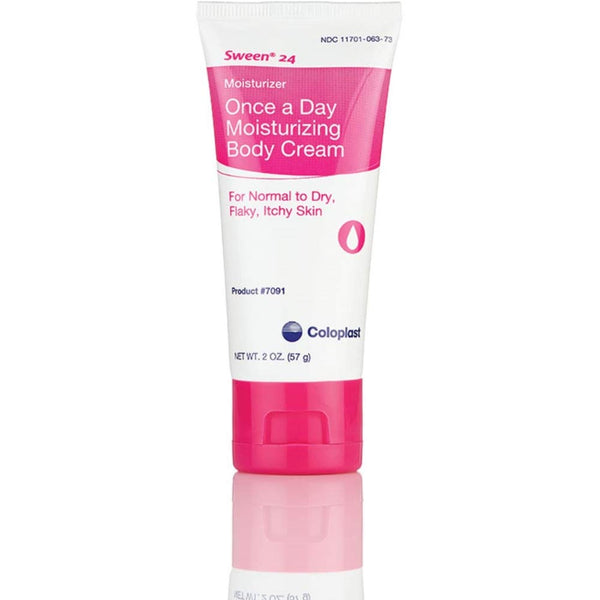 Sween Unscented Hand and Body Moisturizer Cream, 2 oz. Tube, 7091, 1 Ct