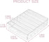 Makeup Organizer for Eyeshadow Palette and Lipstick Organizer, 7 Section Divided Makeup Palette Organizer for Vanity Drawer Countertop Modern Cosmetics Storage(7.48" x 6.22" x 1.77")