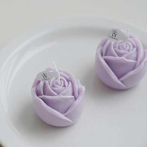 Rose Aromatherapy Candle Premium Soy Scented Candle with Essential Oils for Relaxation,