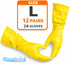 Reusable Dishwashing Gloves for Kitchen Cleaning - Medium & Small in Yellow