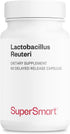 Supersmart - Lactobacillus Reuteri Probiotic Supplement, 5 Billion CFU per Day - 60 DR Capsules