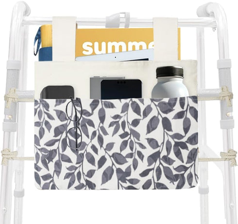 Walker Bag, Washable Walker Accessories Storage Bags with Cup Holder, Handy Walker