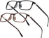 Professional Reading Glasses - Blue Light Blocking Computer Readers for Men/Women with Spring Hinges