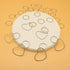 Silver Hair Braid Rings, Hoops and Pendants for Women and Girls Hair Accessories