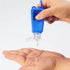 Skydume 3 (30ml/1oz) Snadulor Pcs Empty Hand Sanitizer Holder Keychain Travel Size Plastic Clear Bottles with Silicone