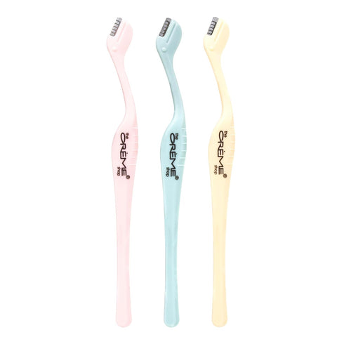 The Crème Shop Ultra Fine Razors Dermaplaning Tool for Face | Face Razors for Women | Stocking Stuffers for Women (Pack of 3)