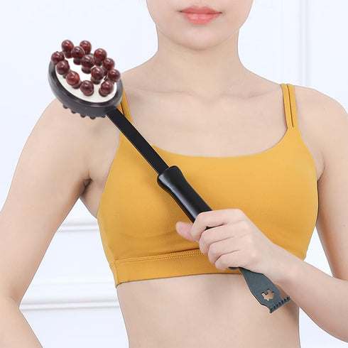 Hammer,Telescoping OULIGET Body Massage Meridians Back Knock Massager,Detachable Heads Back Scratcher,Portable Gua Sha