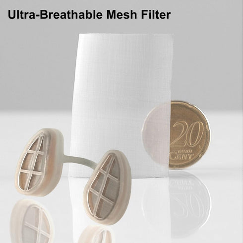 WoodyKnows Ultra-Breathable Nasal Filters, 6 Pack for Seasonal and Dust Allergies (Narrow, XL)