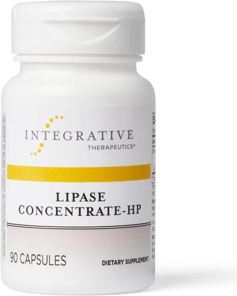 Integrative Therapeutics Lipase Concentrate-HP, Enzyme Supplement for Digestion of Fats, 90 Count