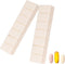 2Pack Weekly Pill Organizer, Extra Large 7 Days Pill Cases for Travel, Fish Oil, Calcium Tablets