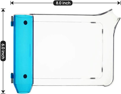 Medarchitect Right Hand Pill Counting Tray with Spatula, Clear - L Shape