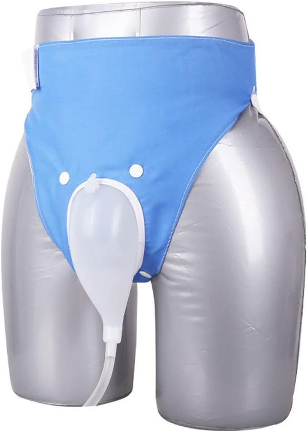 YEYSXSY Urine Collection Bag Condom Catheters for Men Reusable Portable Silicone Urinal with