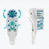 20Pcs Electric Oral Toothbrush Replacement Heads - Dual Cross Action Clean Attachments for Oral B 4732 3733 4734