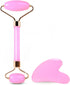 Gua Sha Facial Massage Tool and Roller Set, Facial Massager for Face,