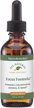 Native Remedies Focus Formula, 2 Fluid Ounce