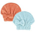 Microfiber Hair Drying Towels, Head Wrap with Bow-Knot Shower Cap, Hair Turban for Curly Long & Wet Hair