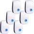 Ultrasonic Pest Control Repeller, 6 Packs Electronic Plug in Indoor Sonic Repellent for Cockroach Bugs Insects Mice
