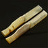 2Pcs Brown Yak Horn Comb, Foldable Portable Hairdressing Tool for Moustache Beard Styling, Hair Care