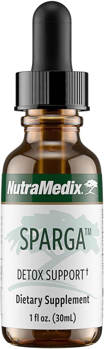 NutraMedix Sparga Tincture - Antioxidant-Rich Asparagus Extract for Cleansing and Detox Support - Mix Liquid Drops with