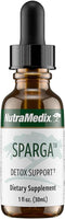 NutraMedix Sparga Tincture - Antioxidant-Rich Asparagus Extract for Cleansing and Detox Support - Mix Liquid Drops with