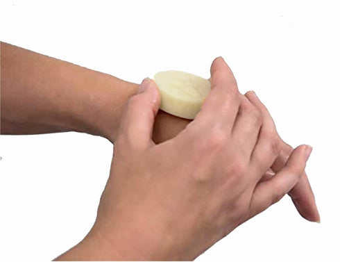 Lemon Mint Lotion Bar, All Natural Lotion in Tin