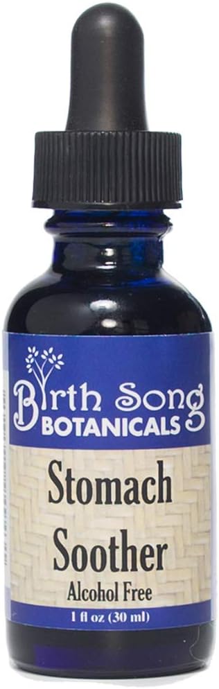 Birth Song Botanicals Stomach Soother Tincture Herbal Digestion Support Supplement for Upset