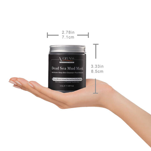 Dead Sea Mud Mask for Face and Body, Deep Cleansing Face Mask for Acne, Natural Skincare Clay Facial Mask
