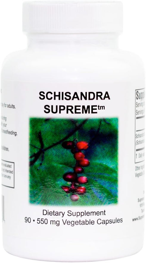 Supreme Nutrition Schisandra, 90 Pure Schisandra Fruit Vegetarian Capsules