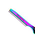 Professional Hair Styling Feather Razor + 10 Replacement Blades, Stainless Steel, Rainbow Color