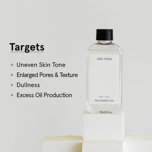 ONE THING Niacinamide 10% Toner 5.07 Fl Oz | Hydrating Revitalizing Soothing Facial Essence for Dull, Oily Skin