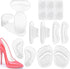 16Pcs Heel Cushion Soft Inserts, Gel Pads for Loose Shoes, Forefoot Pads & Arch Support, Protectors for Pain Relief