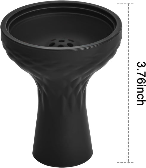 Hookah Bowl Silicone Phunnel Bowl, Premium Heat Management Shisha Tobacco Bowl Replacement for Clay Bowls