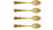 Eco-Friendly Wooden Disposable Spoons, 7.75 Inches, Pack of 100 Count, Natural Brown