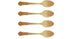 Eco-Friendly Wooden Disposable Spoons, 7.75 Inches, Pack of 100 Count, Natural Brown