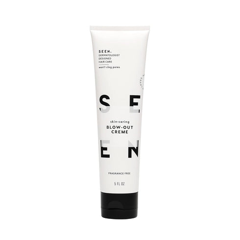 SEEN Blow-Out Creme, Fragrance Free - Non-Comedogenic & Sulfate-Free Hair Cream, Reduces Frizz
