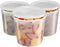 Comfy Package, 10 Sets of 86 oz Disposable Plastic Food Storage Deli Containers with Lids, Ice Cream Bucket & Soup Pail