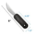 Rehabilitation Advantage Easy Grip Rocker Knife with Built-up Handle, Black