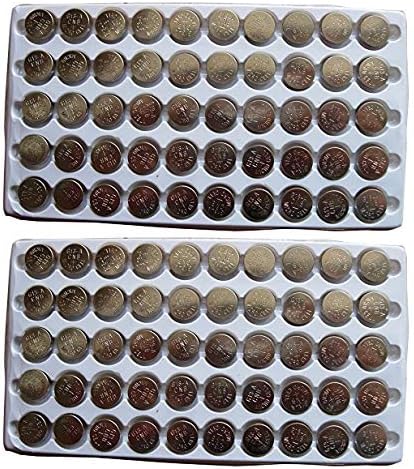 TIANQIU New 100PCS AG10 LR1130 389 LR54 Button Cell Batteries Tray