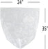 13 Gallon Clear Garbage Bags, 6 Rolls Office Trash Bags, 150 Counts by Xyskin