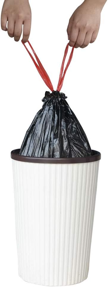 Teyyvn 4 220 Counts Black Drawstring Trash Bags, Gallon