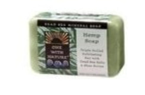One With Nature Peppermint Dead Sea Mineral Soap, 7 Ounce Bar