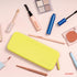 MAKUP Silicone Makeup Bag, Zipper Brush Holder for Organizing Cosmetics and Tools, Washable Pouch for Travel