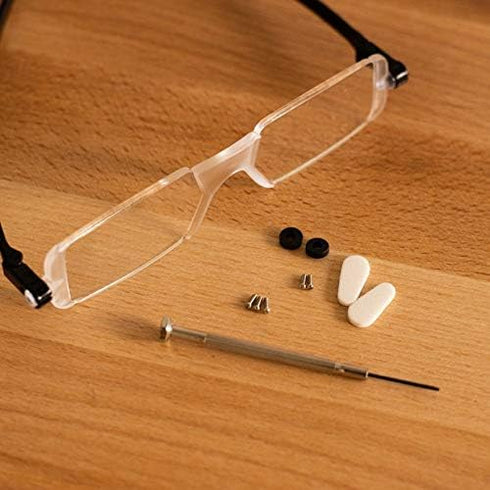 11pc Universal Compact Eye Glasses Repair Kit Case for Fixing Broken Glasses