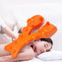 Trapezius Trigger Point Massager, Neck Back Pressure Point Reliever, Tension Headache Relief Tool (Orange)
